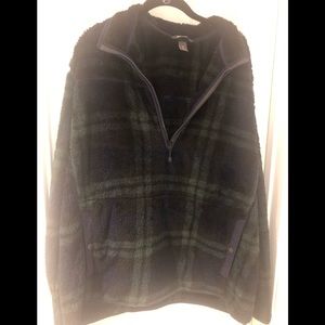Eddie Bauer plaid pullover sweater